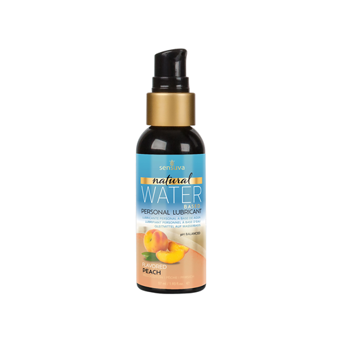 Sensuva - Natural Waterbased - Peach - Glijmiddel met smaak